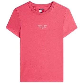 Tommy Jeans Tops y Camisetas Tjw Slim Ess Logo 1 Tee para mujer