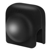 cubierta de lente de silicona puluz para insta360 x4x5 negro