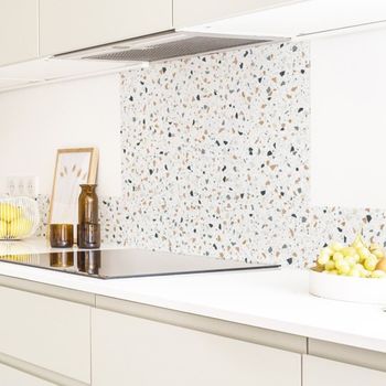 Frente de cocina (panel trasero) aluminio - 60 x 70 cm - multicolor