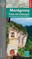 montgrony - fonts del llobregat -mapa-