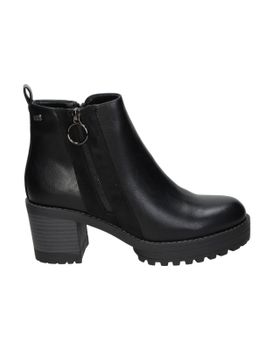 Botines De Tacón Chk10 Pilar 28 Negros Para Mujer 41