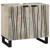 armario de lavabo  gabinete de lavabo para bano con estante 62 x 33 x 58 cm