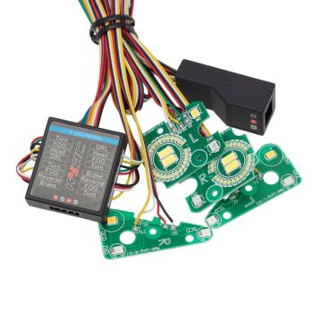 14LEDs RC Coche LED Luces Lámpara Kit de Bricolaje Grupo para Camión de Rastreo TRX4 1/8 1/10 Modelos de Vehículos Pieza