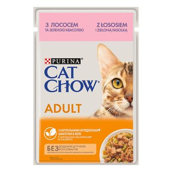 Cat Chow 52 x 85 g comida húmeda para gatos - Pack Ahorro - Salmón