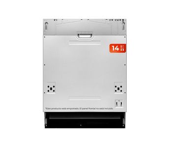 Lavavajillas integrable evvo di.2, 14 cubiertos, 8 programas, inox, ancho 600 mm