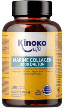 Kinoko Life Colágeno Marino 2000 Dalton 180 Cápsulas