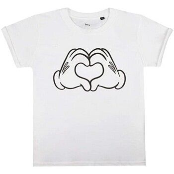 Disney Camiseta Love Hands para niña