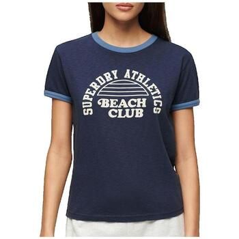 Superdry Camiseta T-shirt Athletic Essentials Beach Graphic contrasté para mujer