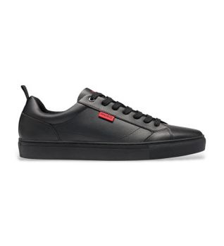 HUGO para hombre. 50541210 Zapatillas Morrie negro (45), Plano, Cordones, Casual