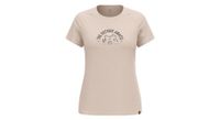 camiseta tecnica oldo ride 365 performance wool 130 beige para mujer