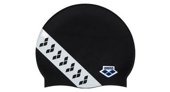 Gorro de bano arena icons team stripe negro