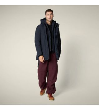 Save The Duck para hombre. D41448M-MATT21 Parka Sesle azul (XXL), Casual, Sostenible, Nylon reciclado