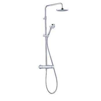 Termostato Dual Shower System Kludi Logo, Rociador De Ducha 200mm Cromado, 6809205-00