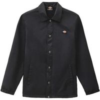 dickies camisa manga larga oakport coach jacket black para hombre