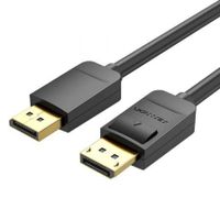 cable displayport vention hacbi 12 3m 4k60hz 216gbps triple blindaje negro