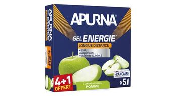 Apurna gel energetico larga distancia manzana verde 5x35g