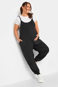 Bump It Up Maternity Mono Amplio Negro De Tirantes