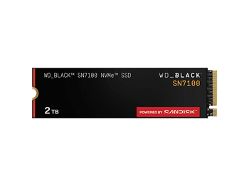 Disco duro SSD interno 2TB - WD_BLACK SN7100 NVMe SSD, Hasta 7250 MB/s lectura, M.2 2280, Negro
