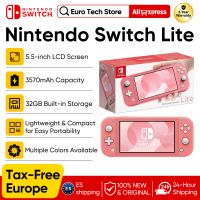 consolas nintendo switch lite - 32gb bateria 3570mah 55 compacta y ligera controles integrados juegos compatibles