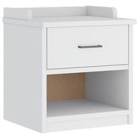 banco de recibidor sandnes madera maciza pino blanco 45x40x50cm