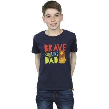 Disney Tops y Camisetas The Lion King Brave Like Dad para niño