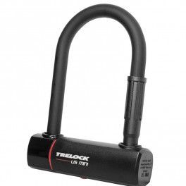 Trelock Candado U U5 Mini Con Soporte Zb 401 148 - 83 Mm Ø 15 Mm Negro