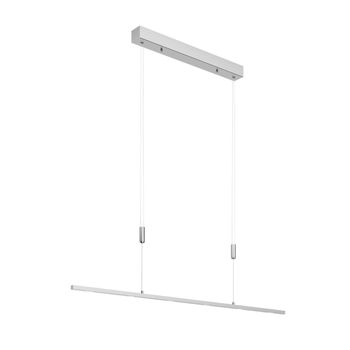 Lámpara de techo de metal gris