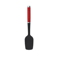 lengua-cuchara de silicona rojo