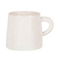 taza de ceramica color arena