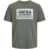 jack  jones camiseta 12257420 jcologan tee ss crew neck ss24 mni agave green para nino