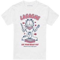 garfield camiseta lasagne para mujer
