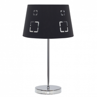 lampara sobremesa celaya 1xe14 negro de fabrilamp