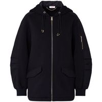 liu jo chaqueta cazadora oversize con capucha para mujer