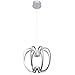 colgante palmira 1x528w led 3696lm 3000k alregxd38cm cromo