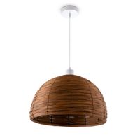 lampara colgante zeno marron