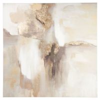 cuadro impreso y pintado 75x75 cm
