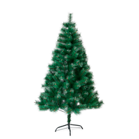 solagua arbol de navidad artifiicial pino hoja de aguja de 210cm 360 ramas verde abeto artificial ignifugo con hojas de aguja y soporte metalico diametro 105cm