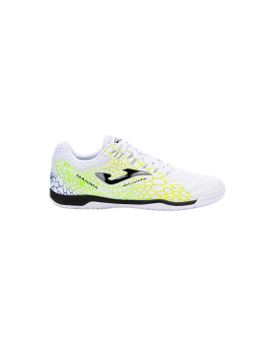 Zapatillas de fútbol sala Joma Maxima 2532 Blanco Amarillo Verde Indoor Hombre