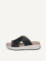 caprice mule blue made of leather without heel size 41