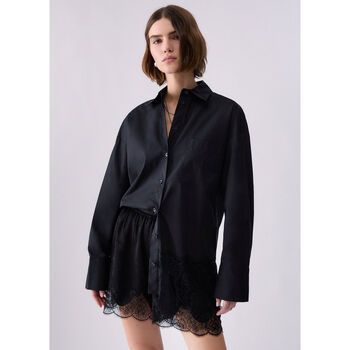 Liu Jo Camisa Camisa en popelina con encaje para mujer