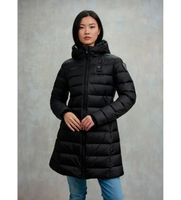 blauer para mujer 25wbldk03102 abrigo largo agnes negro l casual poliamida