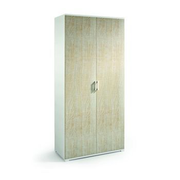 Mueble De Baño Polivalente Con Doble Puerta, 4 Estantes Interiores Regulables