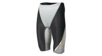 michael phelps traje de bano jammer matrix tech para hombre negro   blanco