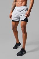 pantalon corto man active 2 en 1 con abertura grande gris