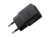 cargador de pared - baseus palm 20w kit con cable 60w y 100 cm carga ultrarrapida control temperatura universal negro cluster