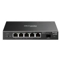 switch tp-link sg2206mp 5x gigabit poe sfp apilable montaje en rack