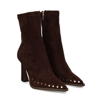 Alma En Pena Botines Con Tacón Mujer - Marrón Talla 36