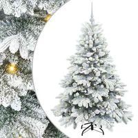 arbol de navidad artificial con 150 led 150 cm pe y pvc vidaxl