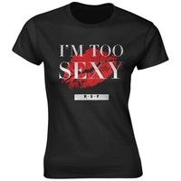 right said fred camiseta im too sexy para mujer
