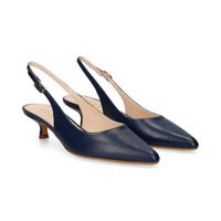 lodi zapatos de tacon bajo mujer - azul marino talla 36